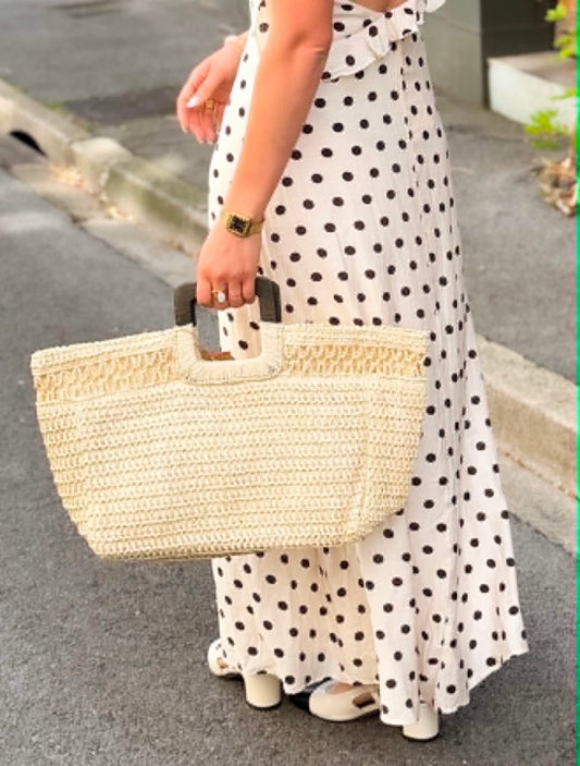 Sac anse beige/gold