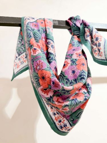 Foulard Indore Vert 100cm