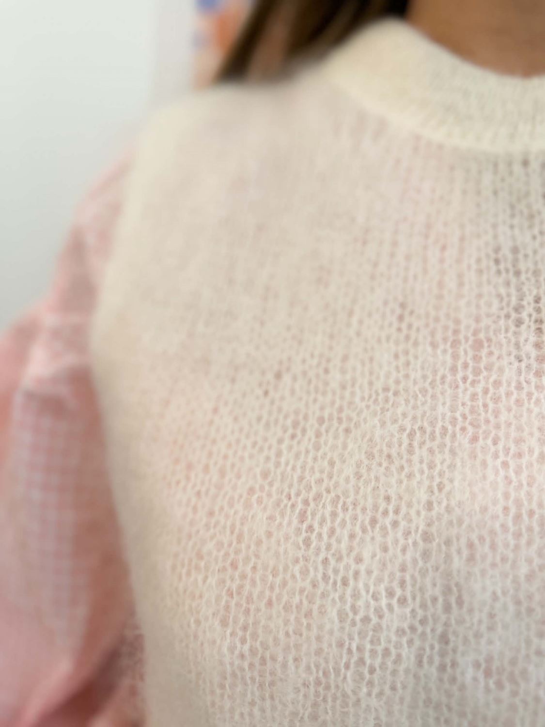 Pull écru - Kid Mohair