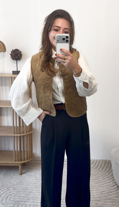 Chemise col victorien - Ecru