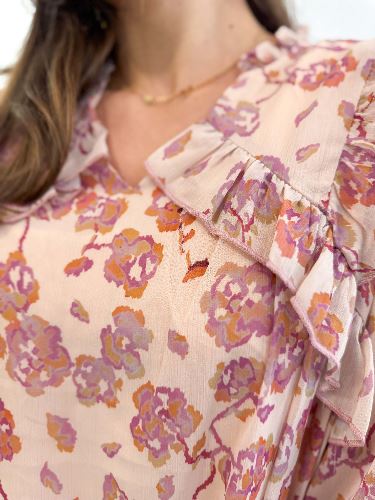 Blouse fluide fleurie