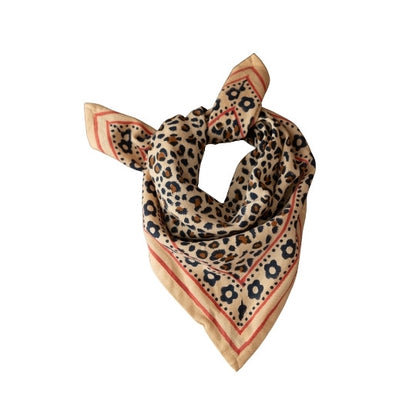 Foulard léopard red