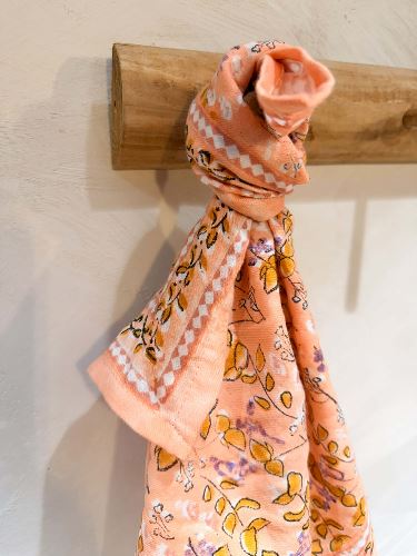 Foulard Cagliari rose - 50cm