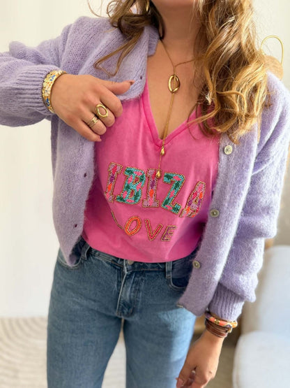 T-shirt Ibiza - Rose