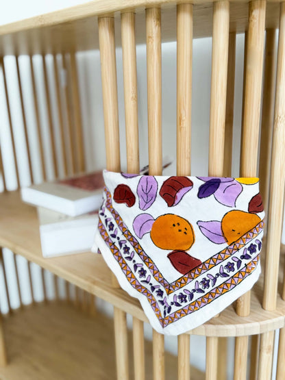 Foulard Pomelo lilas - 50cm