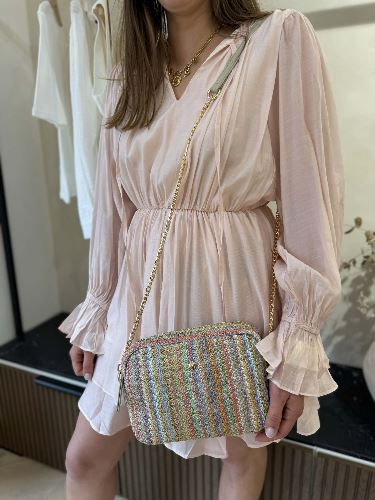 Robe courte - Rose blush
