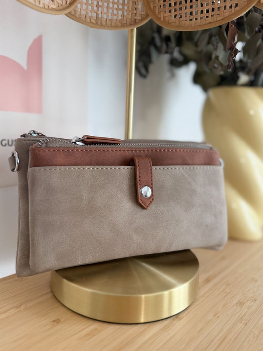 mini sac taupe
