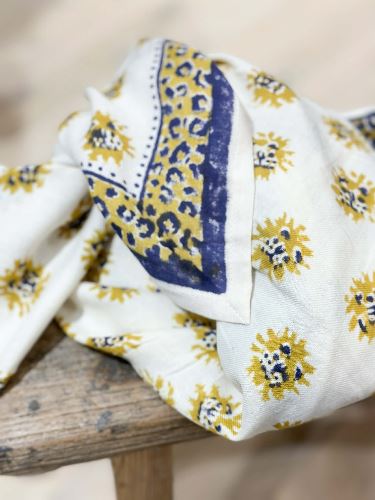 Foulard indien - Clarence ecru
