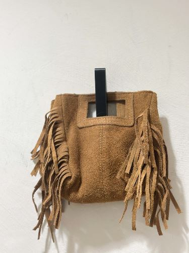 Sac à franges mini - Camel