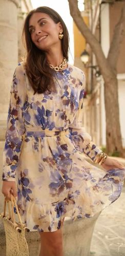 Robe bleuet