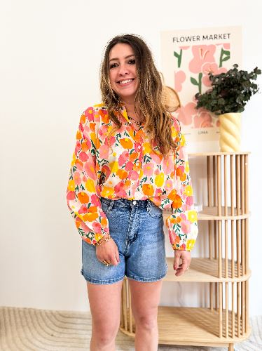 Blouse fleurie