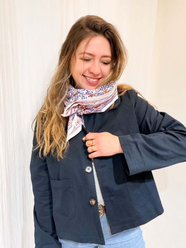 Trench court Hortense - Marine