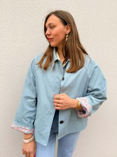 Trench bleu ciel