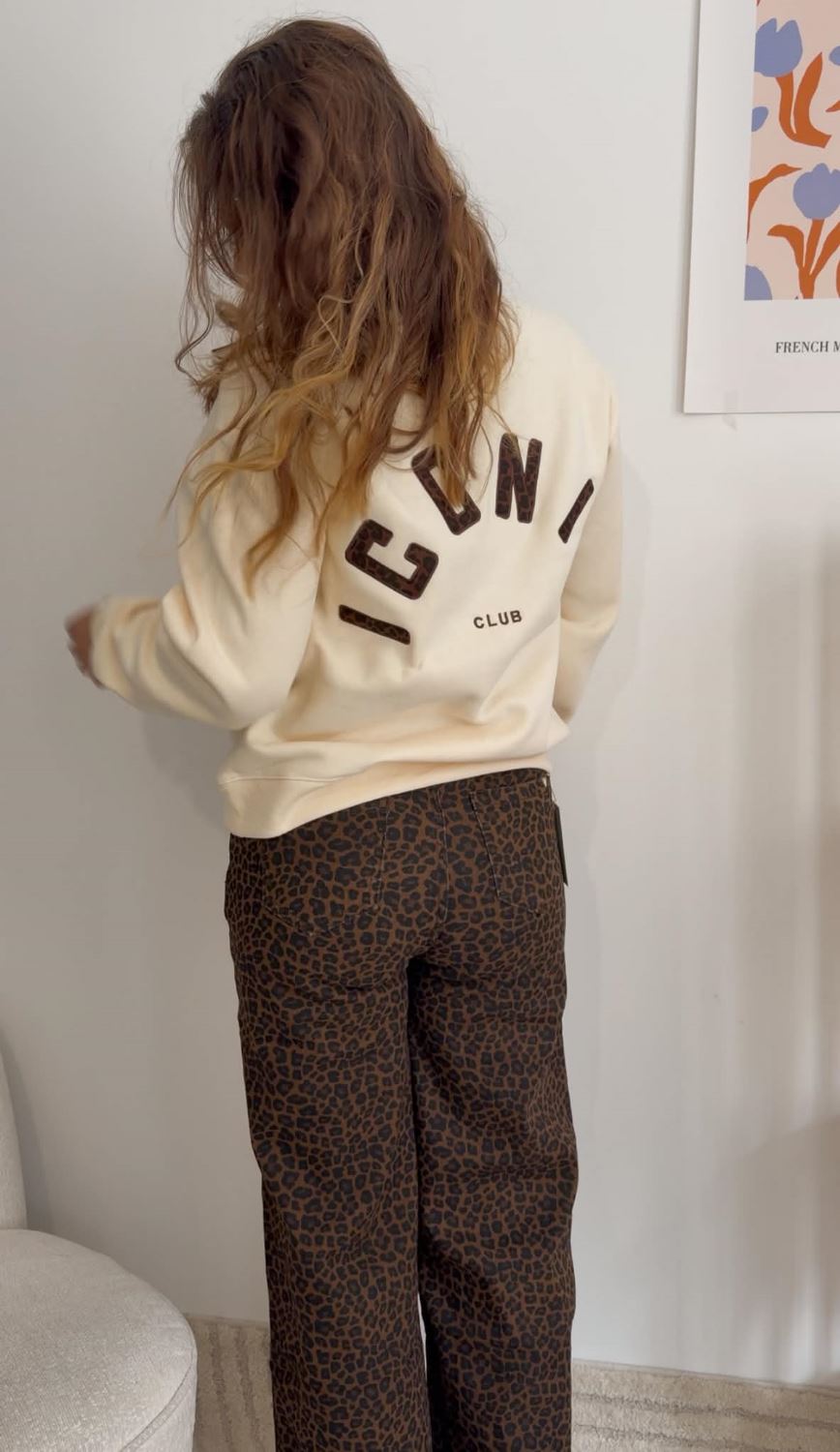 Sweat iconic écru