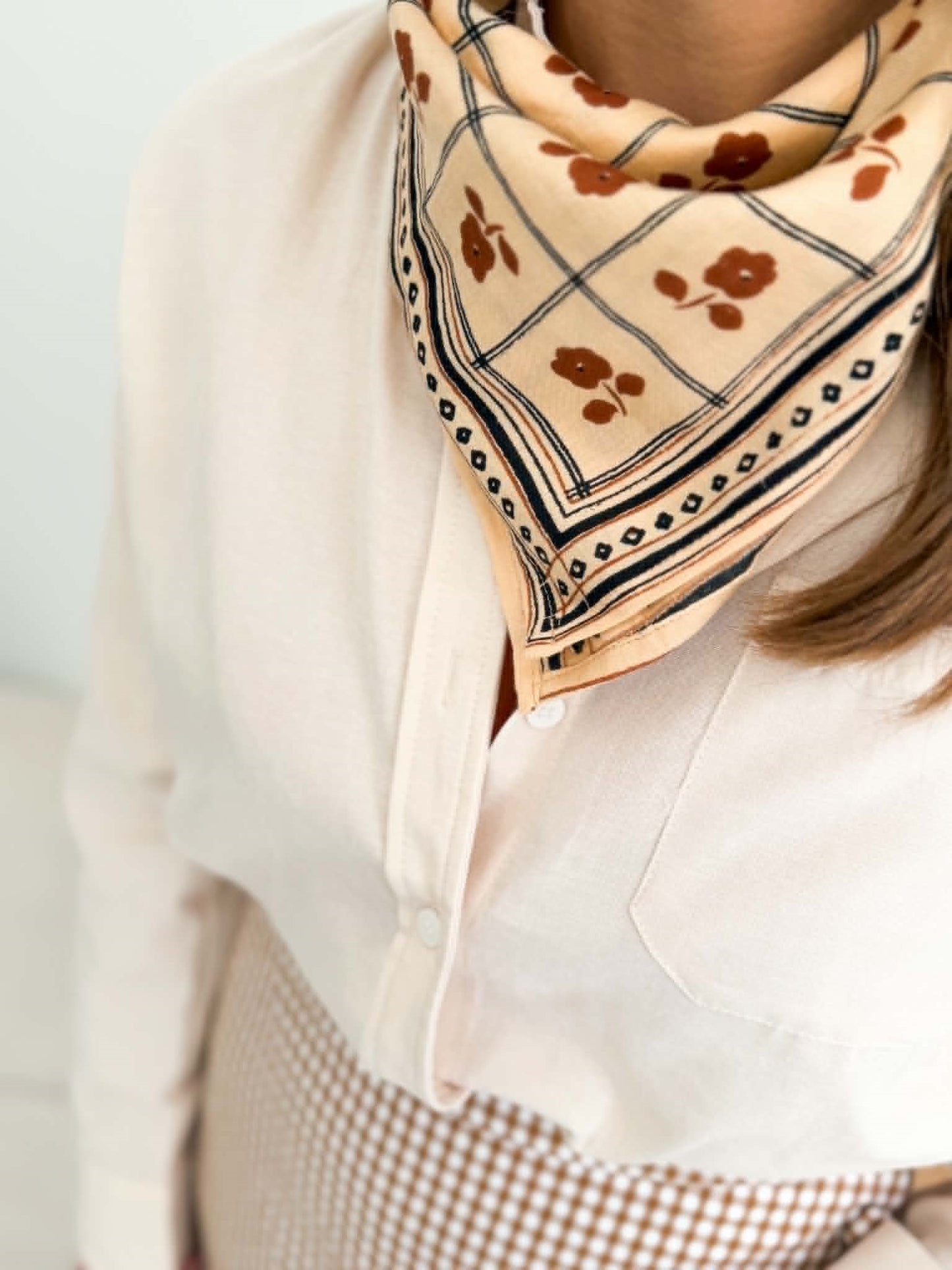 Foulard Sister latte
