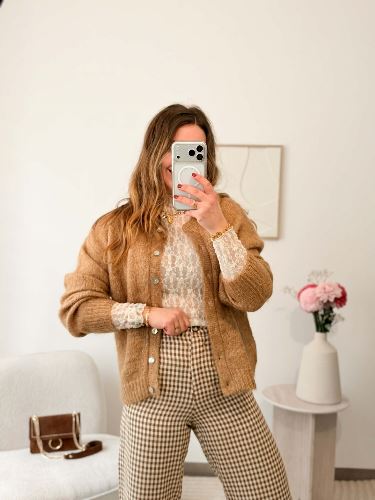 Gilet camel