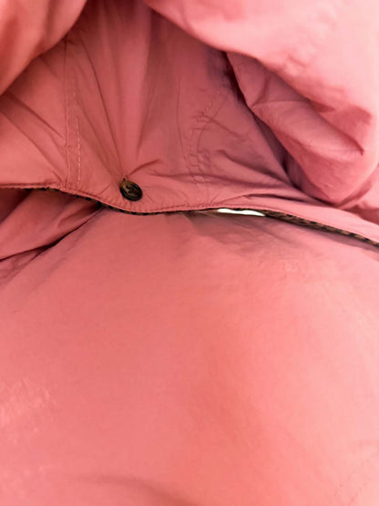 Veste rose carreaux