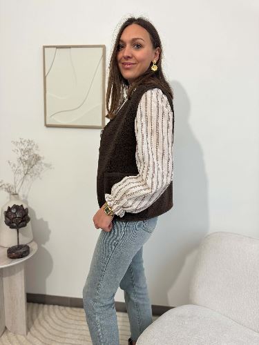 Blouse à lignes - Léna