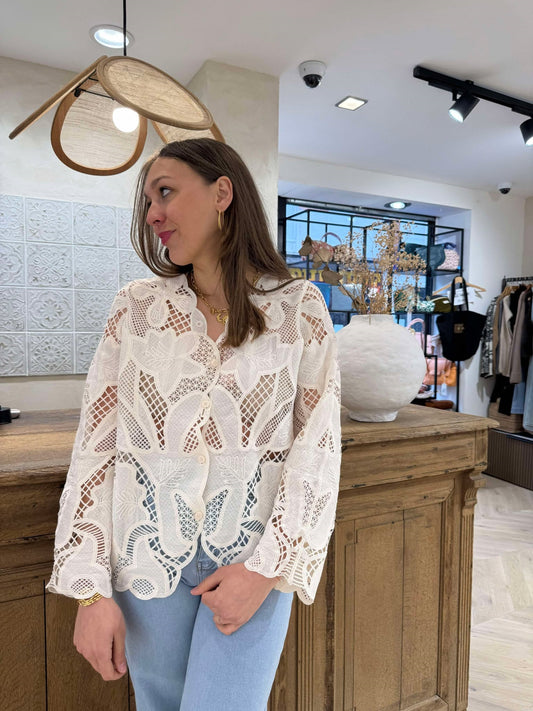 Blouse en crochet