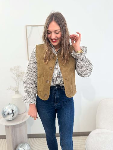 Gilet reversible - Kaki