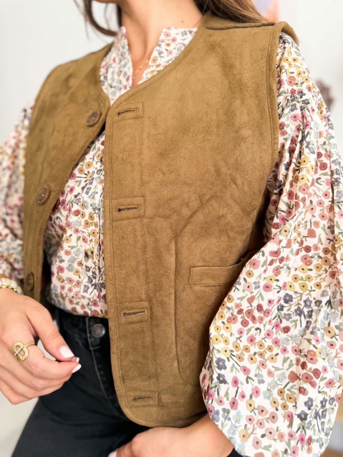 Gilet reversible - Kaki