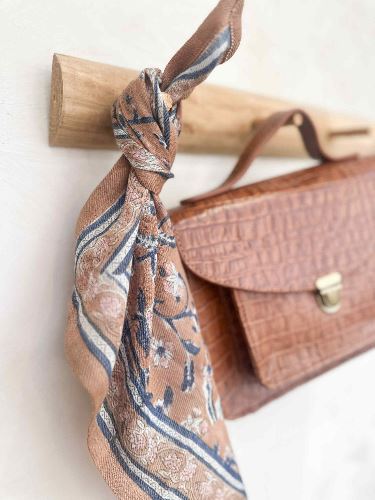 Foulard en Laine Abricot 50 cm