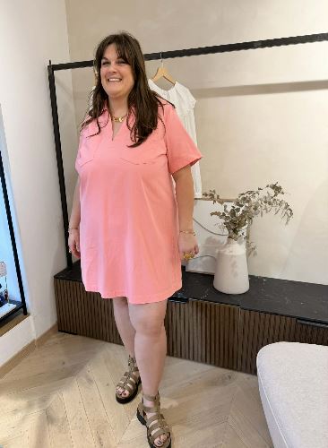 Robe rose pale