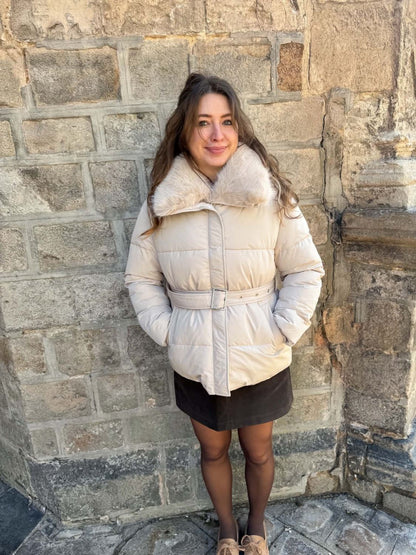 Manteau doudoune - Beige