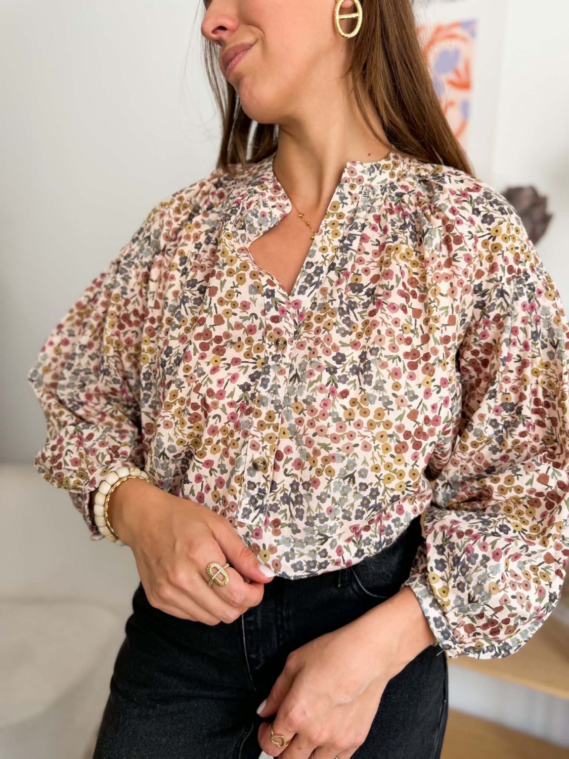Blouse inspiration liberty - Romane