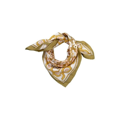 Foulard flower seventie