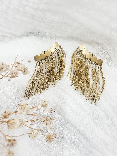 Boucles d'oreille à franges