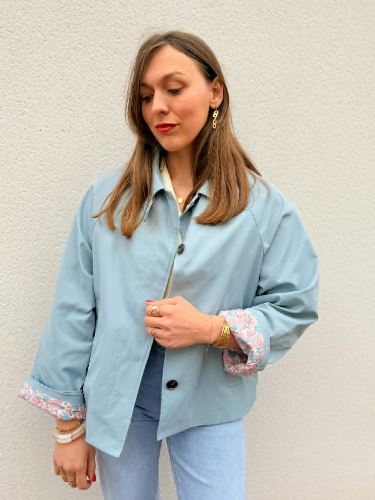 Trench bleu ciel