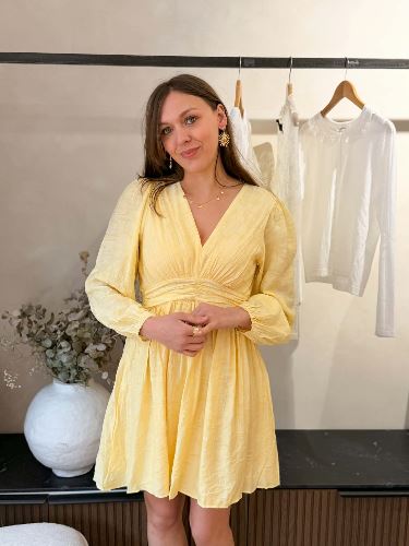 Robe jaune