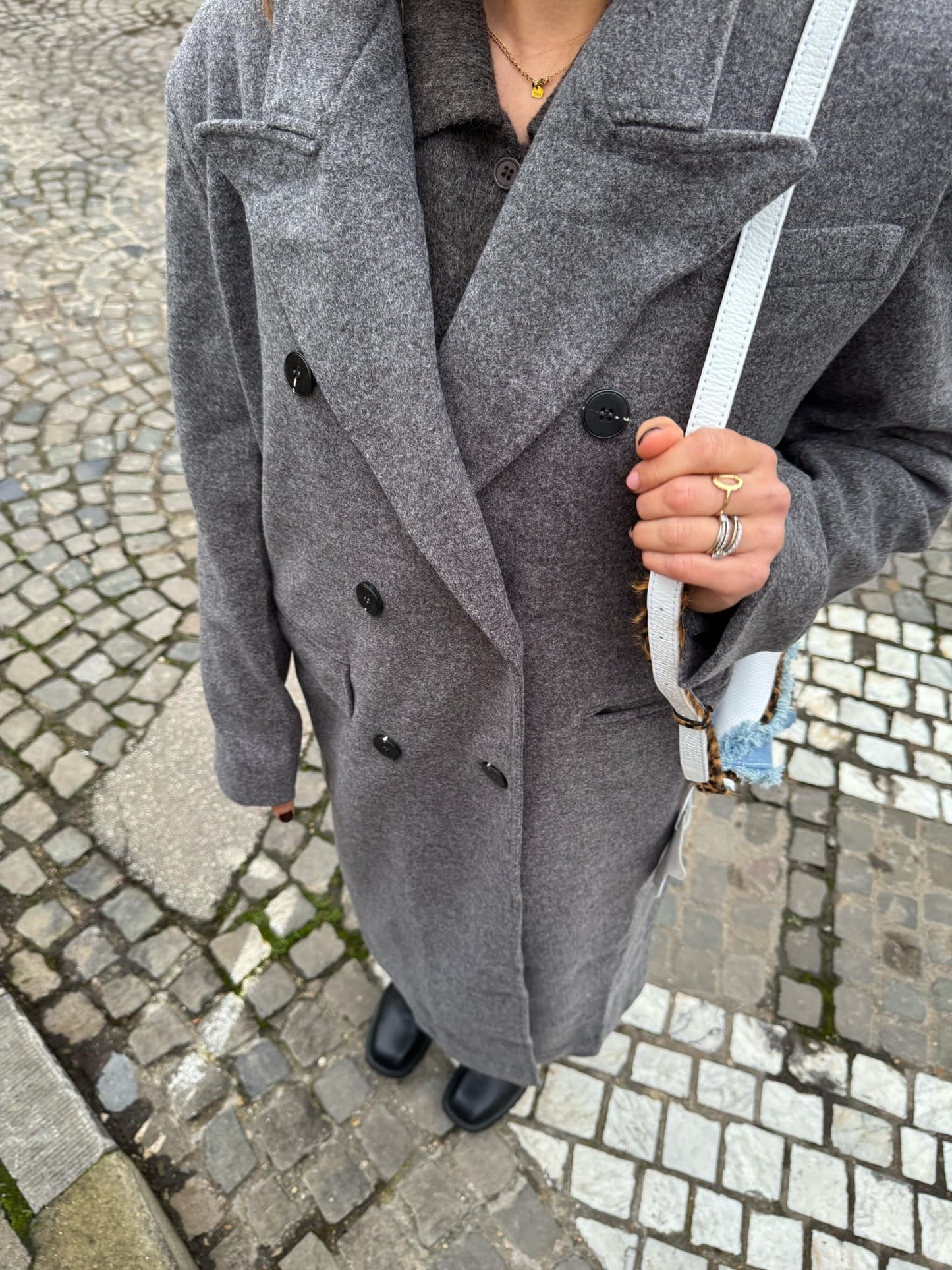 MANTEAU ANTRACITE