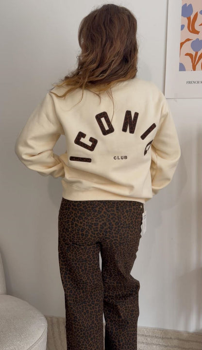 Sweat iconic écru