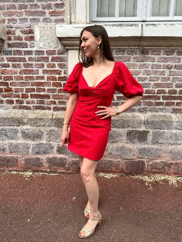 Robe rouge Diane