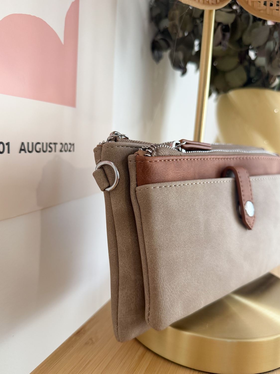 mini sac taupe