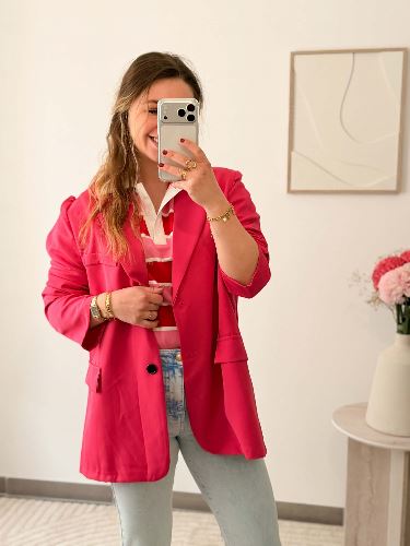 Blazer Justine - Face dos - Famboise