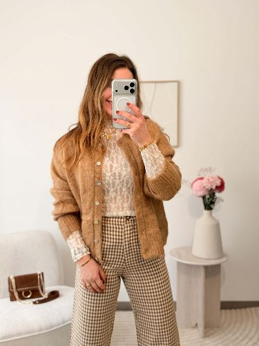Gilet camel