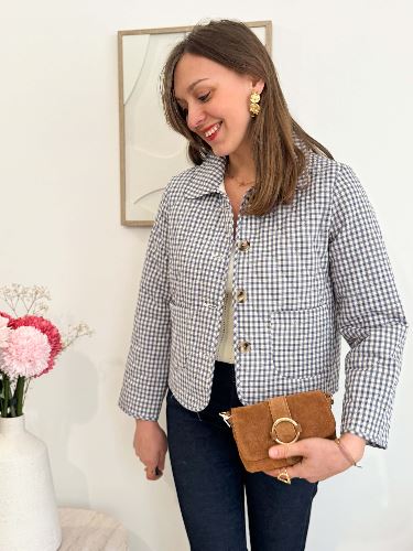 Sac en daim anneau - Camel