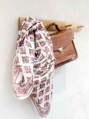 Foulard Lise Brown 100 cm
