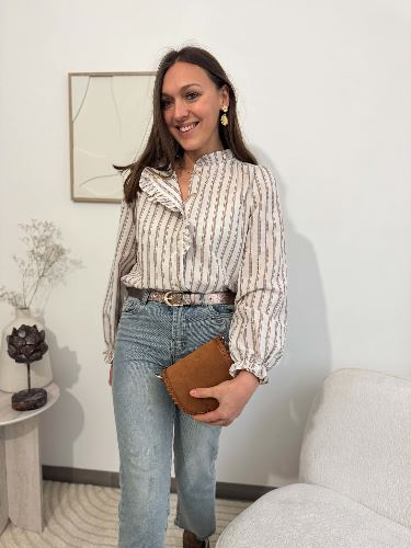 Blouse à lignes - Léna