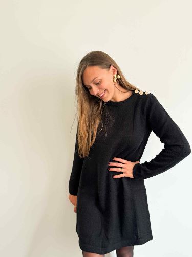 Robe pull noir