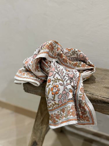 Foulard Delhi Brique 100 cm