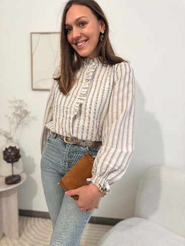 Blouse à lignes - Léna