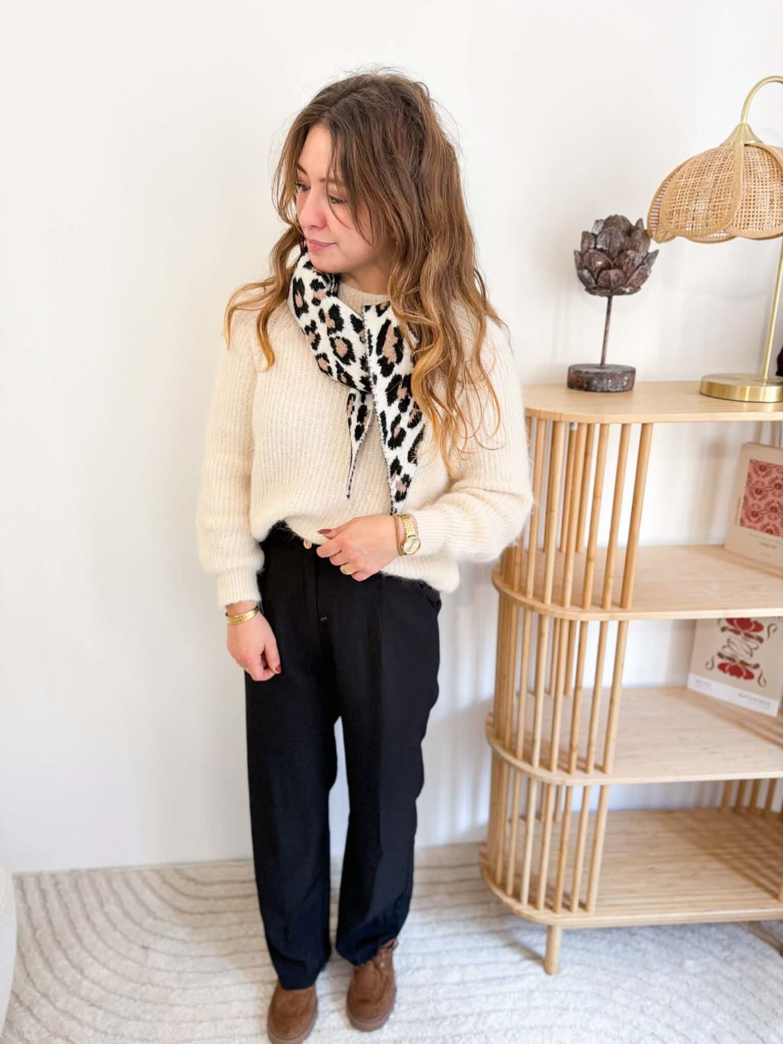 Pantalon fluide noir