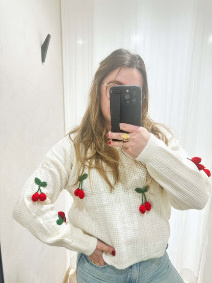 Pull cerise