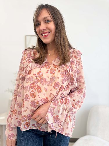 Blouse fluide fleurie