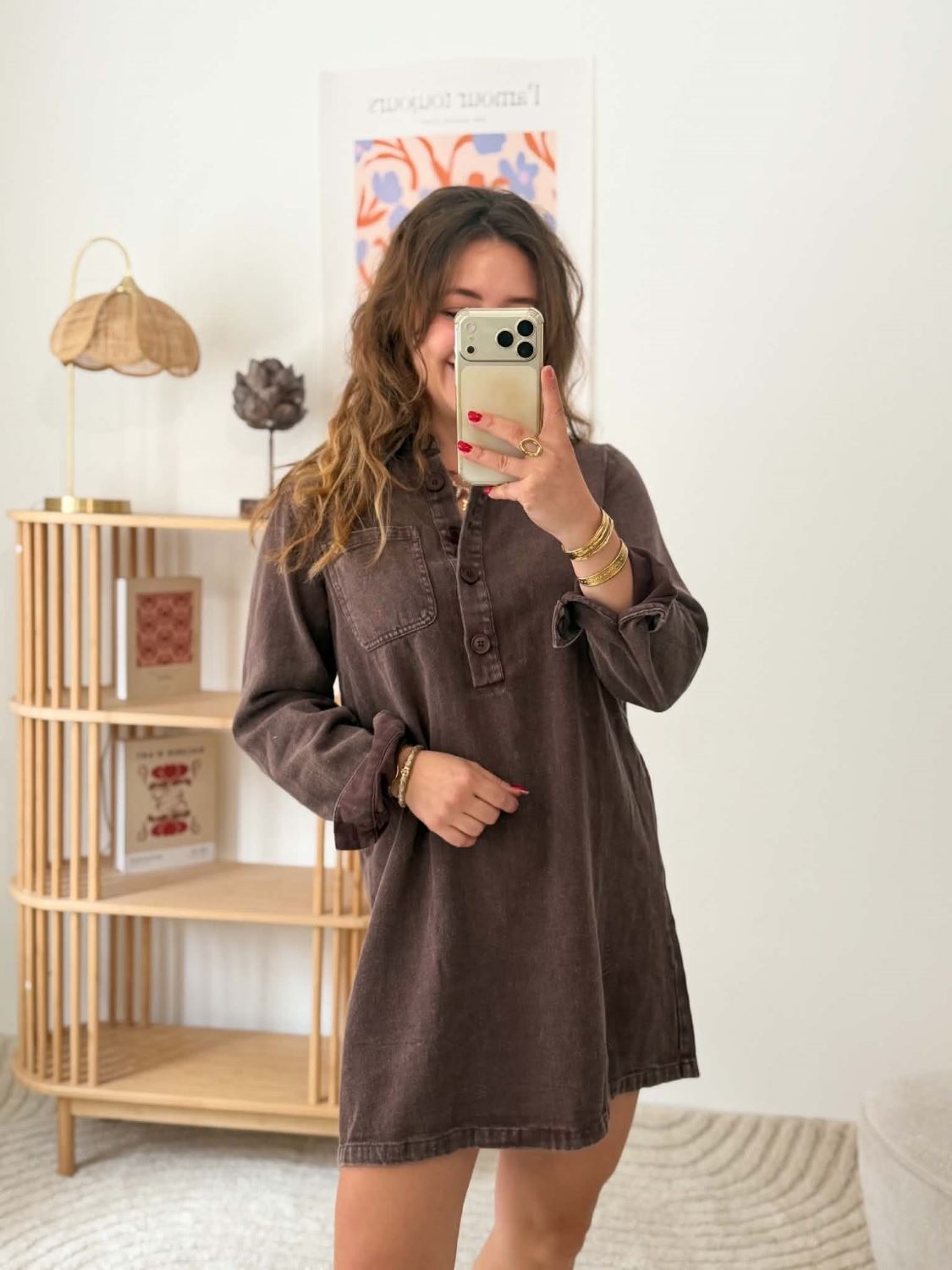 Robe coffee coeur