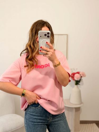 T-shirt ICONIC - Rose